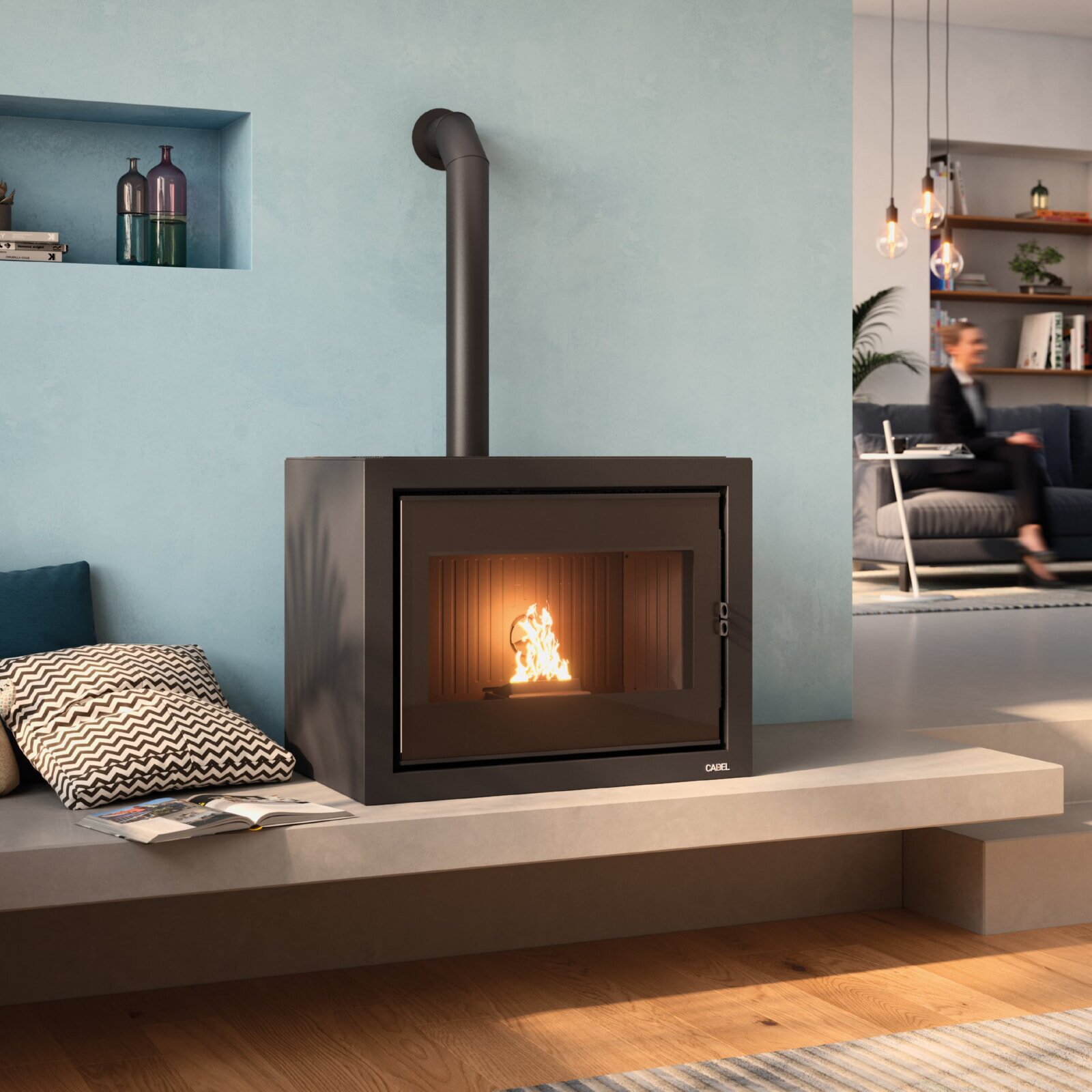 Pelletofen Cadel Quasimodo 9 Box - 9,3 kW