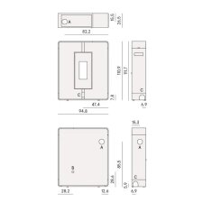 Pelletofen Cadel Tile Plus 10 (kanalisierbar) - 10 kW