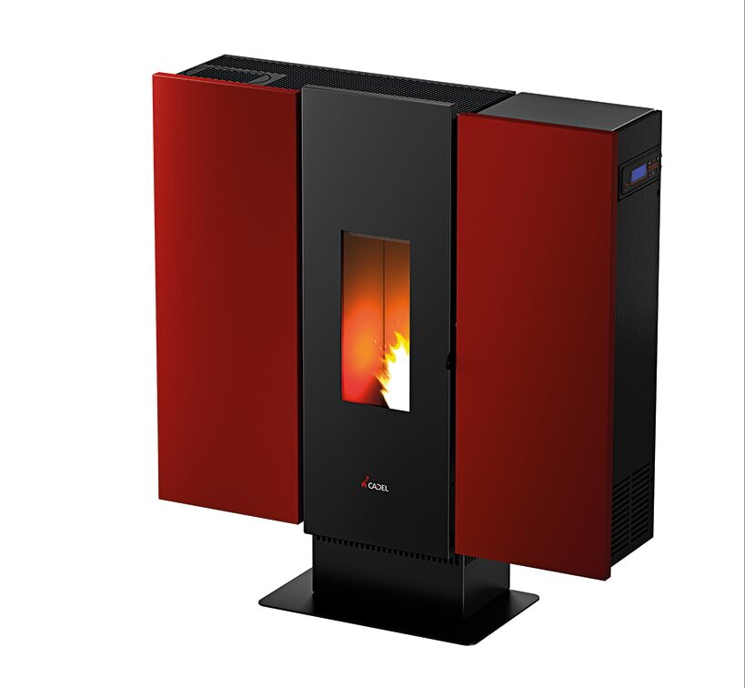 Pelletofen Cadel Wall Plus 10 (kanalisierbar) - 10 kW