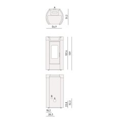 Pelletofen Cadel Fenice 11 - 10,5 kW