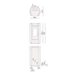 Pelletofen Cadel Fenice Plus 11 (kanalisierbar) - 10,5 kW