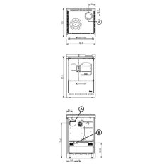Küchenherd Cadel Smart 60 - 6,5 kW