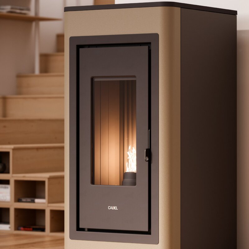 Pelletofen Cadel Kobe Plus 11 (kanalisierbar) - 10,5 kW