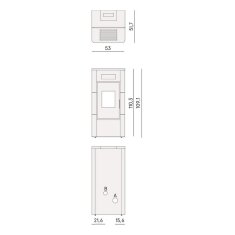 wassergef&uuml;hrter Pelletofen Cadel River Idrotech 18 - 17,7 kW