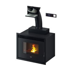 wassergeführter Pelletkamineinsatz Cadel Saturno 16 - 18 kW