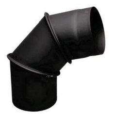 Rauchrohrbogen verstellbar 0-90° Ø150 x 2 mm,...