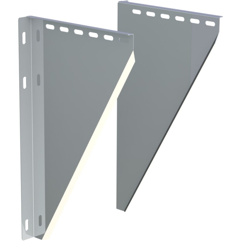 Konsolbleche verstellbar von 50-150mm - Ø 130 mm