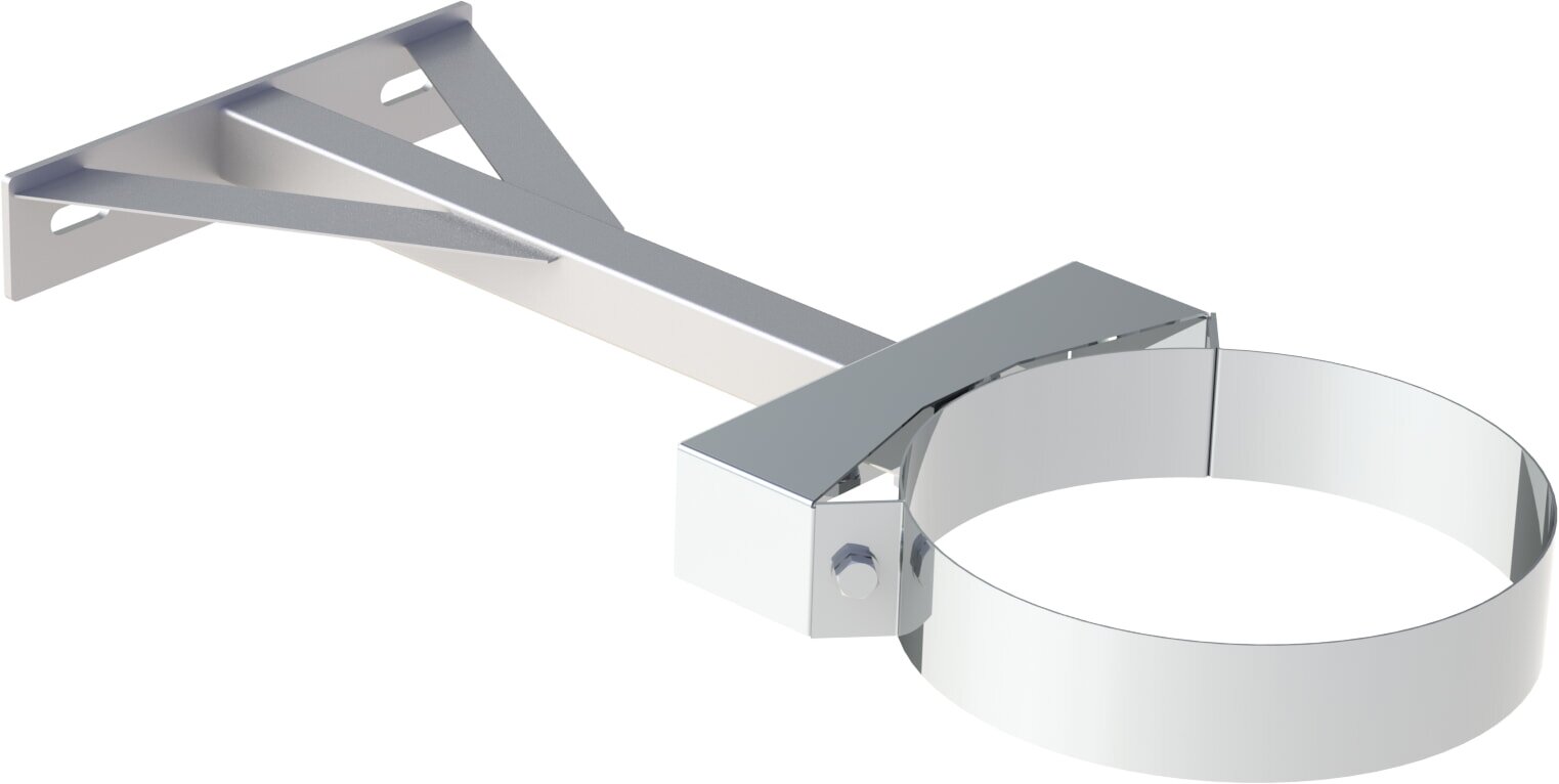 Wandhalter verstellbar, Wandabstand 250 - 360 mm -  Ø 130 mm