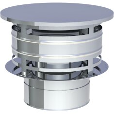 Hollandhaube mit drehbarer Reinigungsscheibe - Ø...