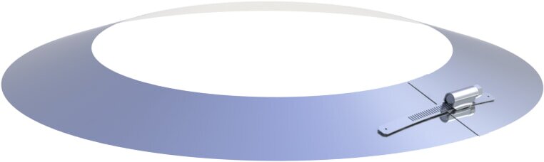 Wetterkragen/ Wandrosette - Ø 130 mm