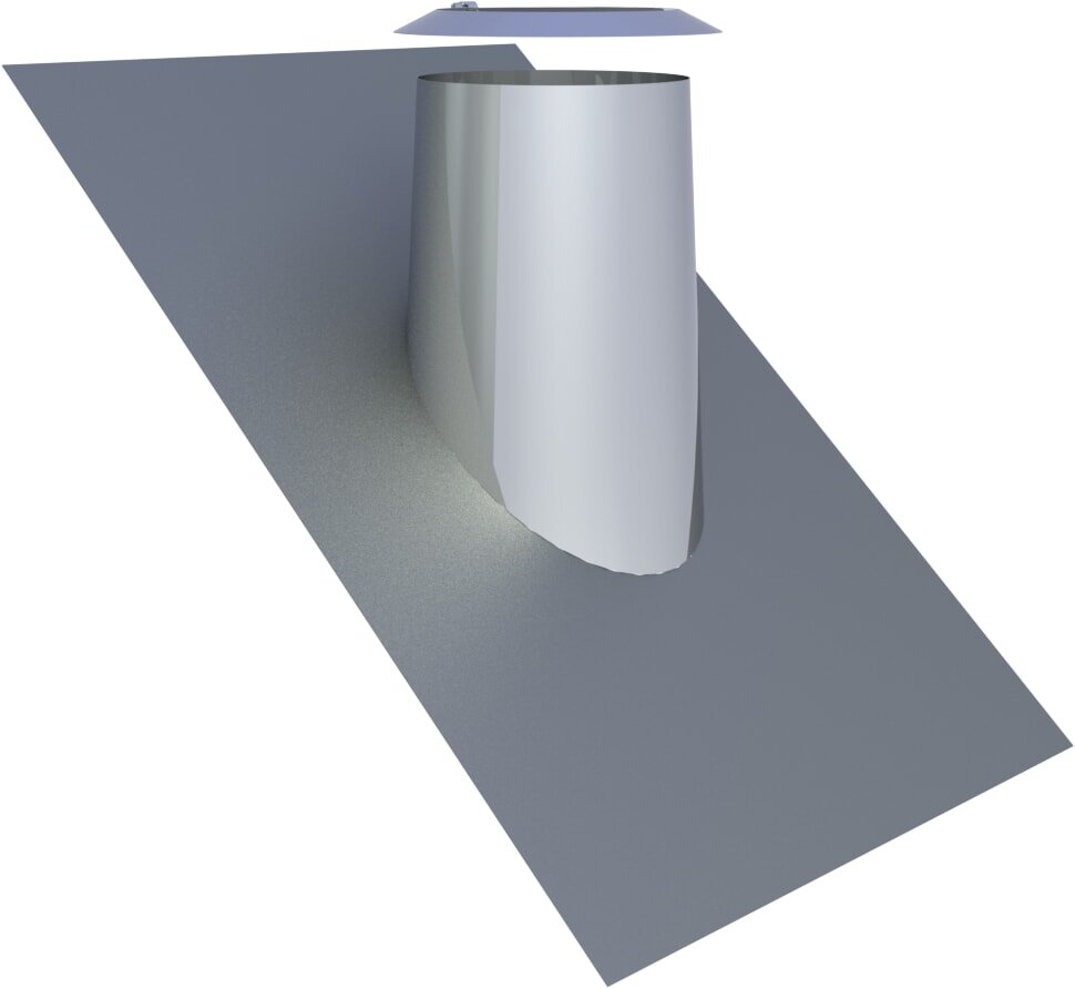 Dachdurchführung 36-45° mit Bleirand und Wetterkragen - Ø130 mm