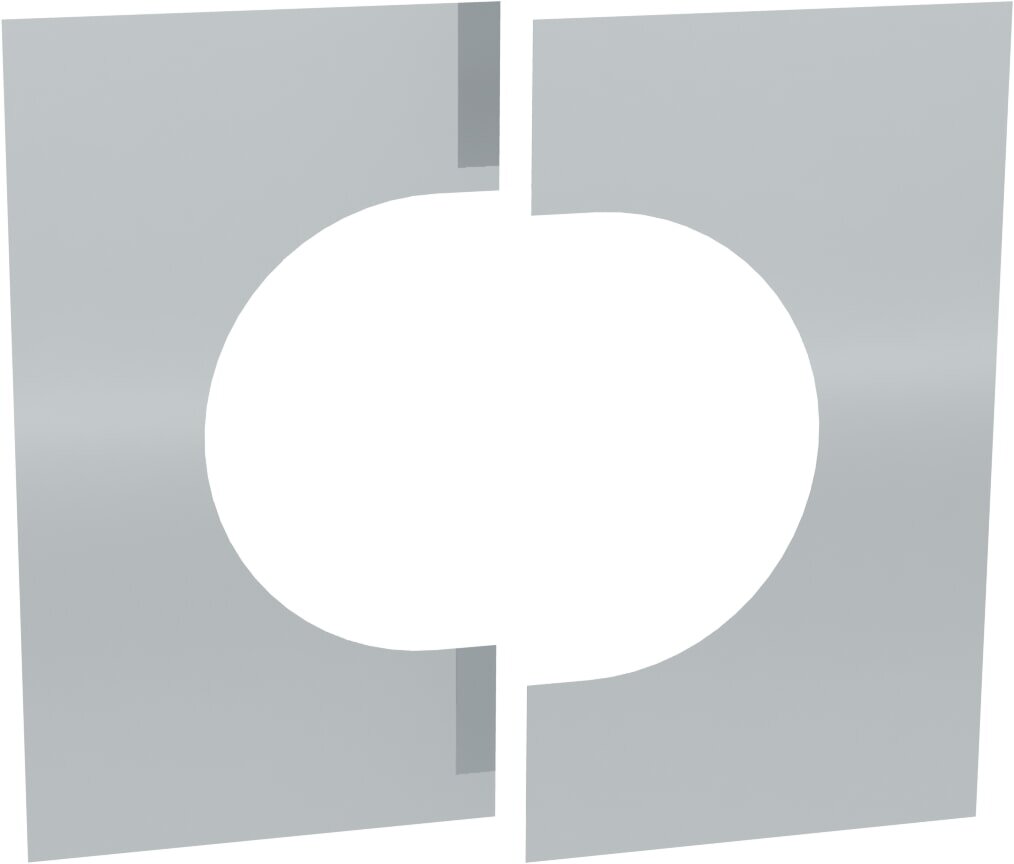 Wand-/ Deckenblende, zweiteilig 0°-30°