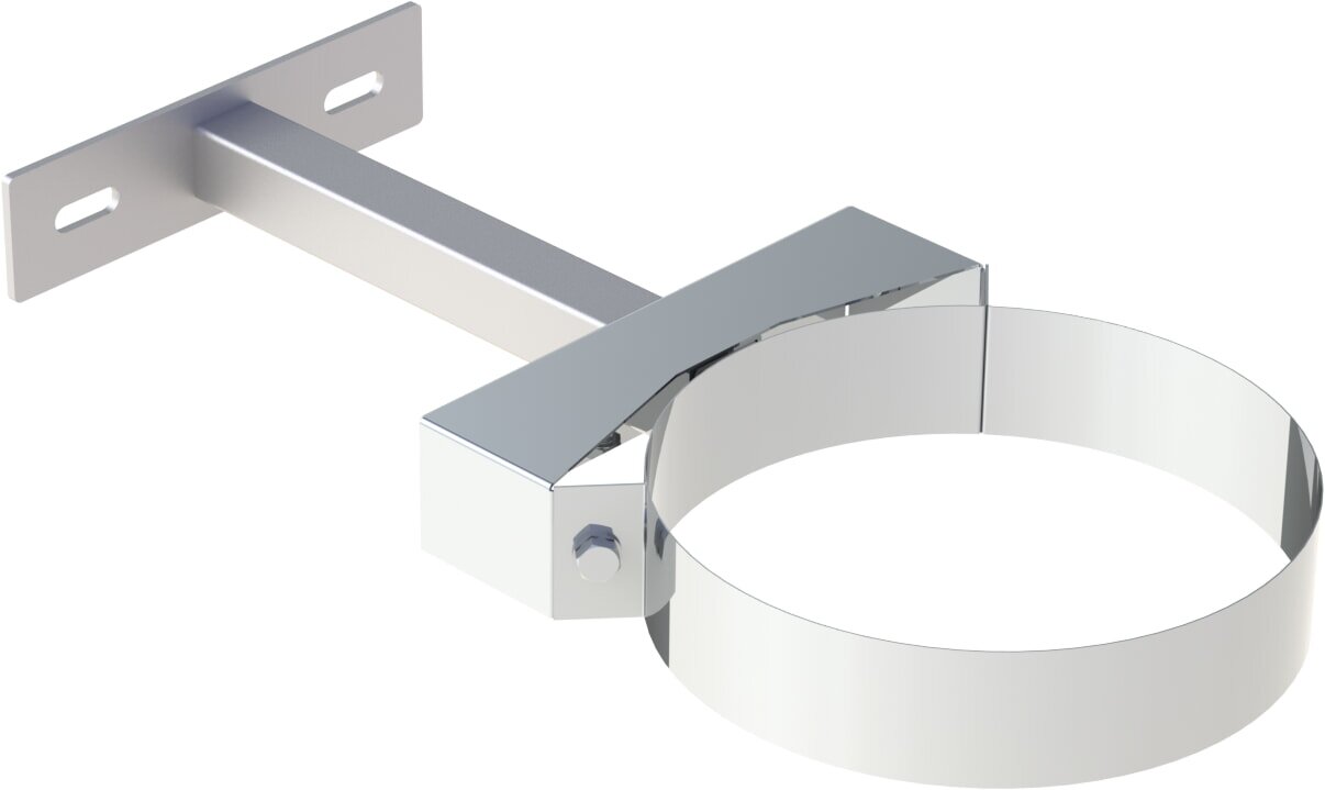 Wand- und Deckenabstandshalter verstellbar 50-250mm - Ø 150 mm