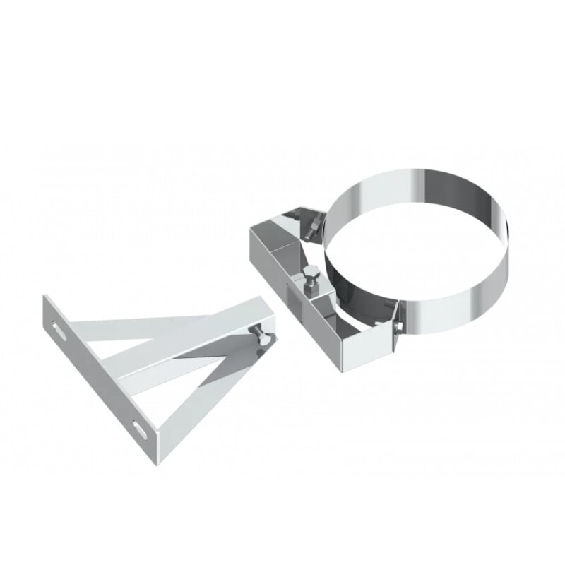 Wand- und Kopfteil für Wandhalter, Wandabstand ab 250 mm - Ø 150 mm