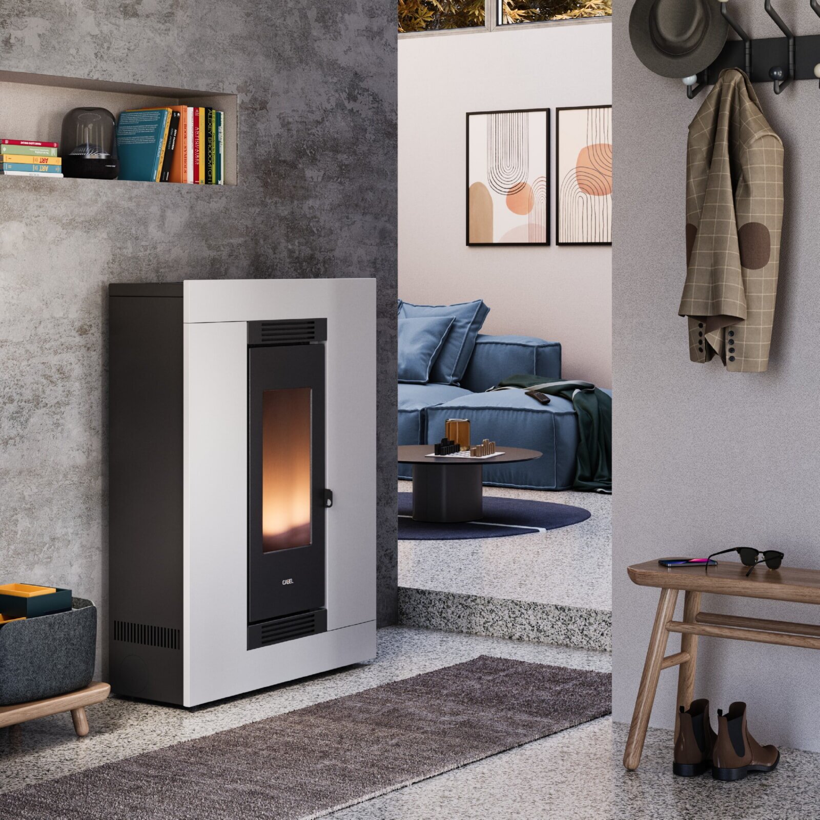 Pelletofen Cadel Luce Plus 9 (kanalisierbar) - 8,5 kW