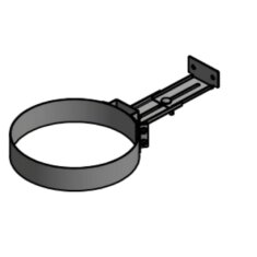 Verstellbare Wandhalterung 125 - 200mm - Ø150,...