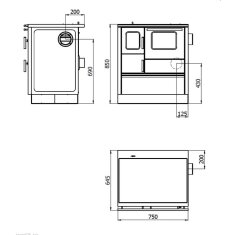 Wamsler Küchenherd Trend 75 - 5,9 kW