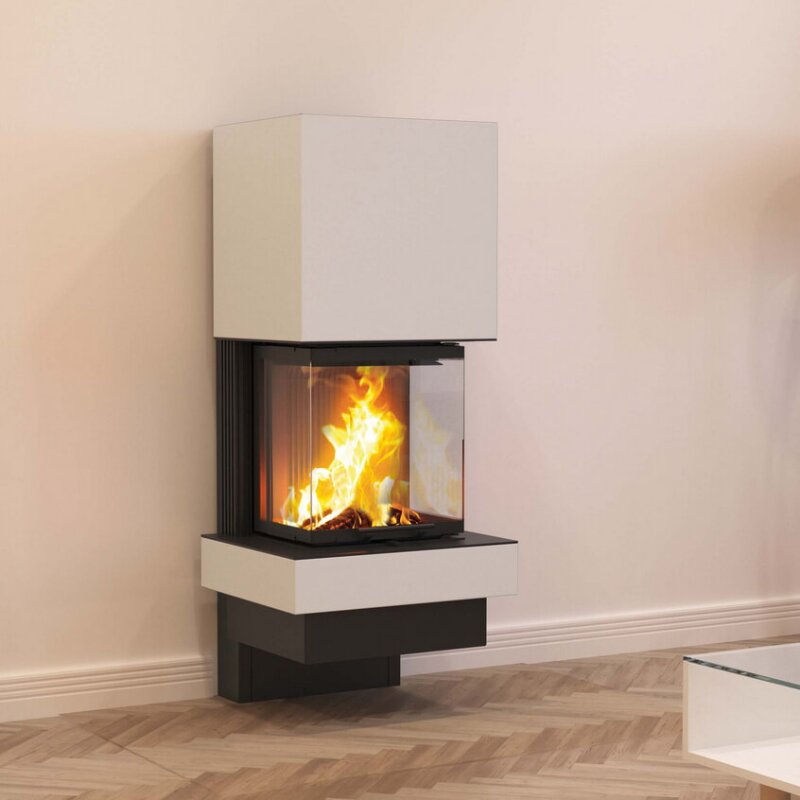 Kamineinsatz Camina Exclusiv Line E1 mit Feuertisch - 4 kW