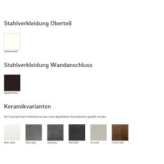 Kamineinsatz Camina Exclusiv Line E1 mit Feuertisch - 4 kW