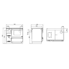 Wamsler Küchenherd K 139 F - 8 kW