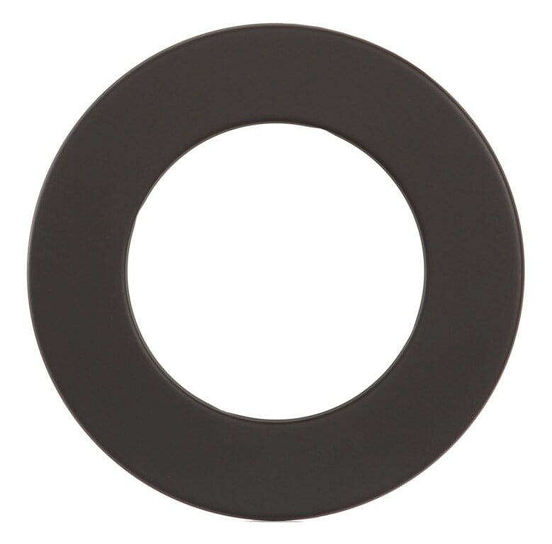 Wandrosette Ø155mm - 9cm Rand, schwarz