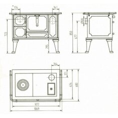 Wamsler Küchenherd / Jubiläumsherd K 138 J - 7 kW