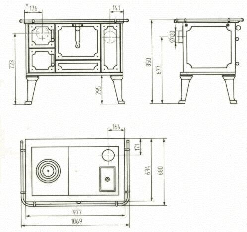 Wamsler Küchenherd / Jubiläumsherd K 138 J - 7 kW