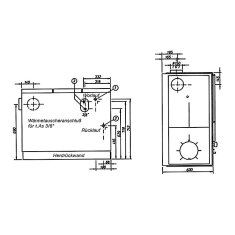 Wamsler Zentralheizungsherd wassergeführt K 178 - 27 kW