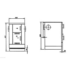 Wamsler Zentralheizungsherd wassergeführt K 158 F - 22 kW