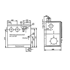 Wamsler Zentralheizungsherd wassergeführt - K 148 F - 23 kW
