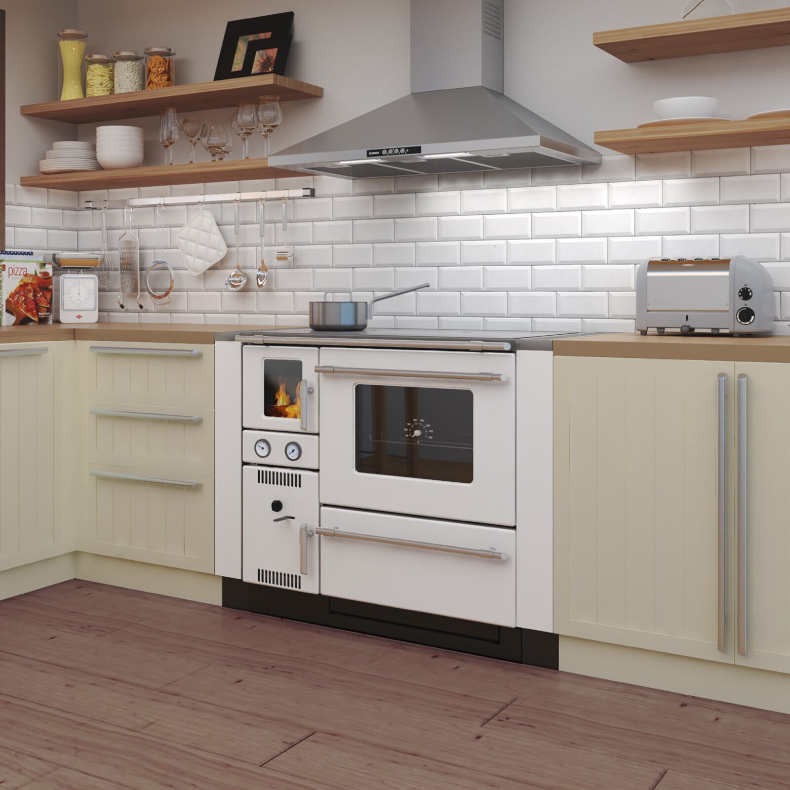 Wamsler Zentralheizungsherd wassergeführt - K 148 F - 23 kW