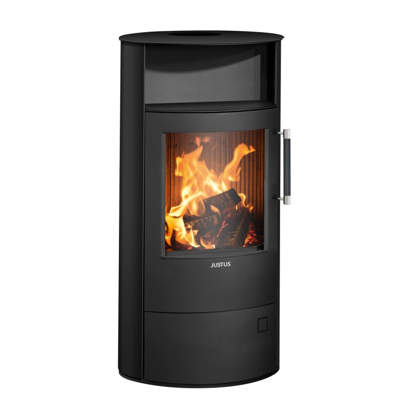 Kaminofen Justus Island 5 2.0 - 5 kW - Stahl Schwarz