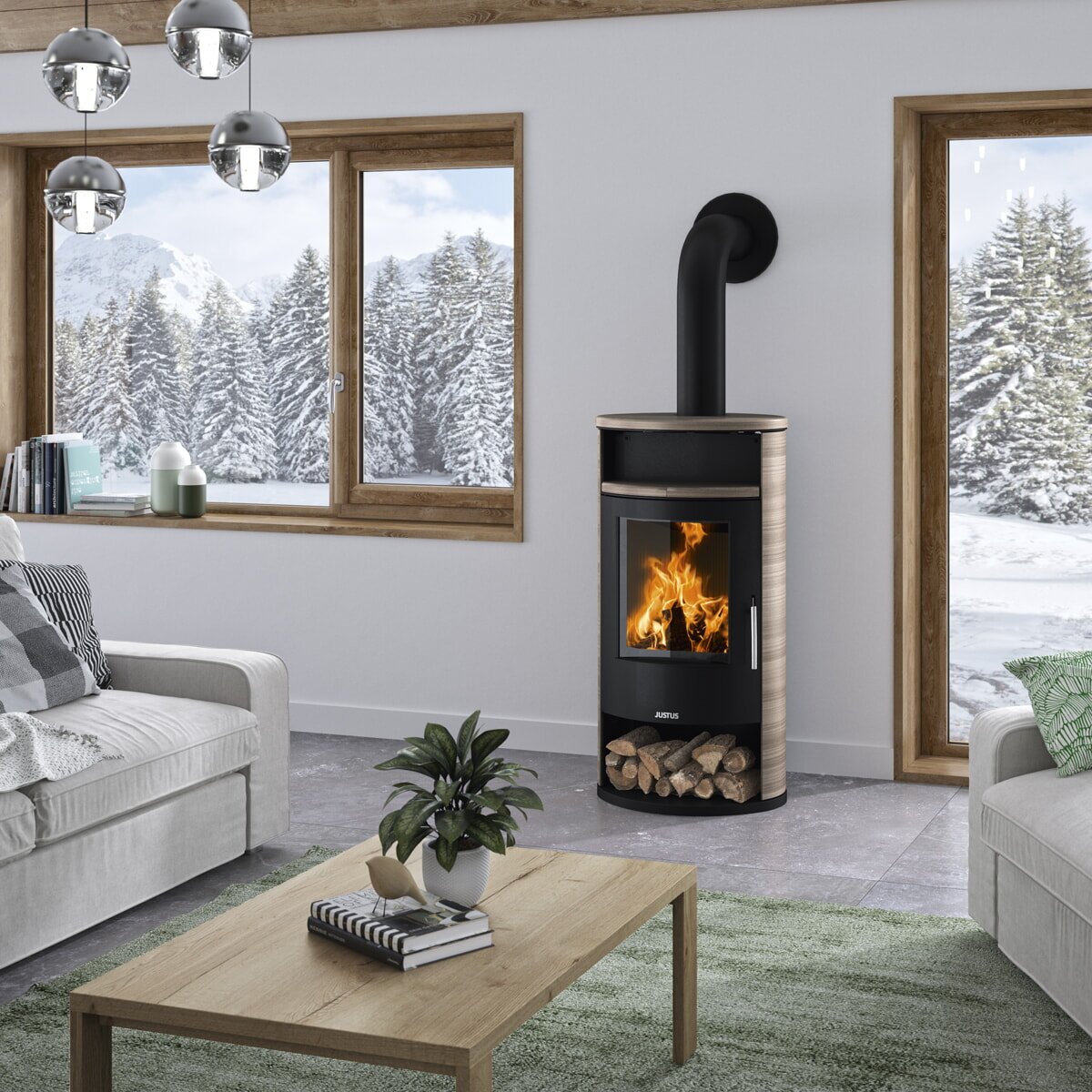 Kaminofen Justus Island 7 2.0 - 7 kW