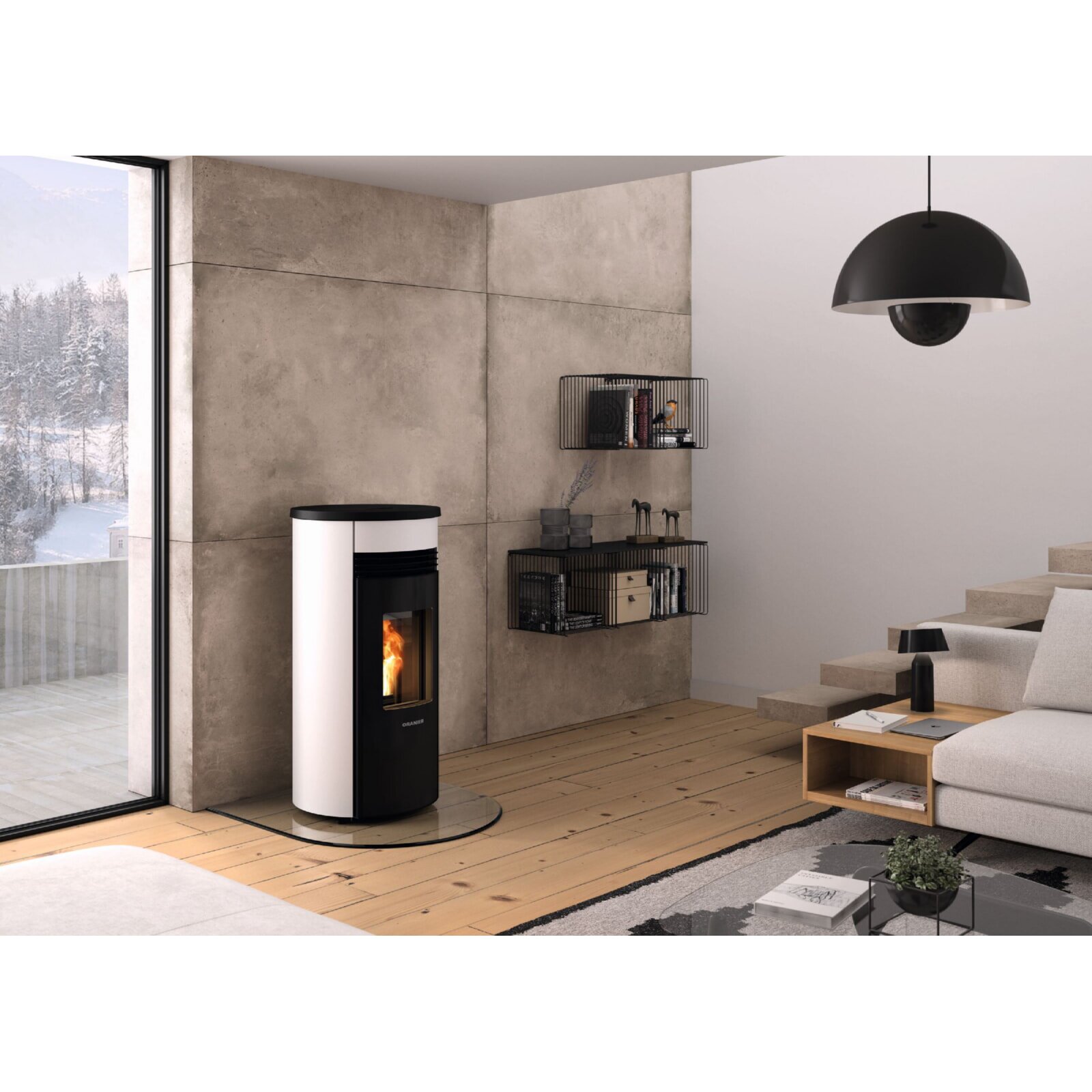 Pelletofen Oranier Sando 50 - 8 KW