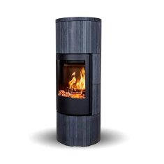 Kaminofen Jydepejsen Troja 44 - dunkler Sandstein - 8 kW