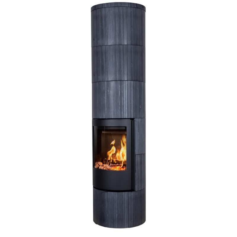 Kaminofen Jydepejsen Troja 46 - dunkler Sandstein - 7 kW
