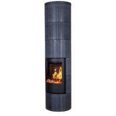 Kaminofen Jydepejsen Troja 46 - dunkler Sandstein - 8 kW