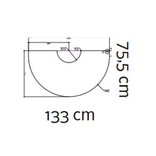 Morsoe Glasvorlegeplatte für Serie 7300 + 7400