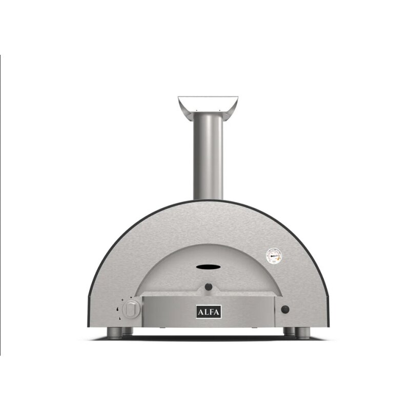 Holz Pizzaofen Alfa Forni Classico - 2 Pizze - Grau