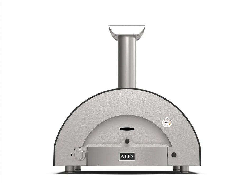Holz Pizzaofen Alfa Forni Classico - 2 Pizze - Grau
