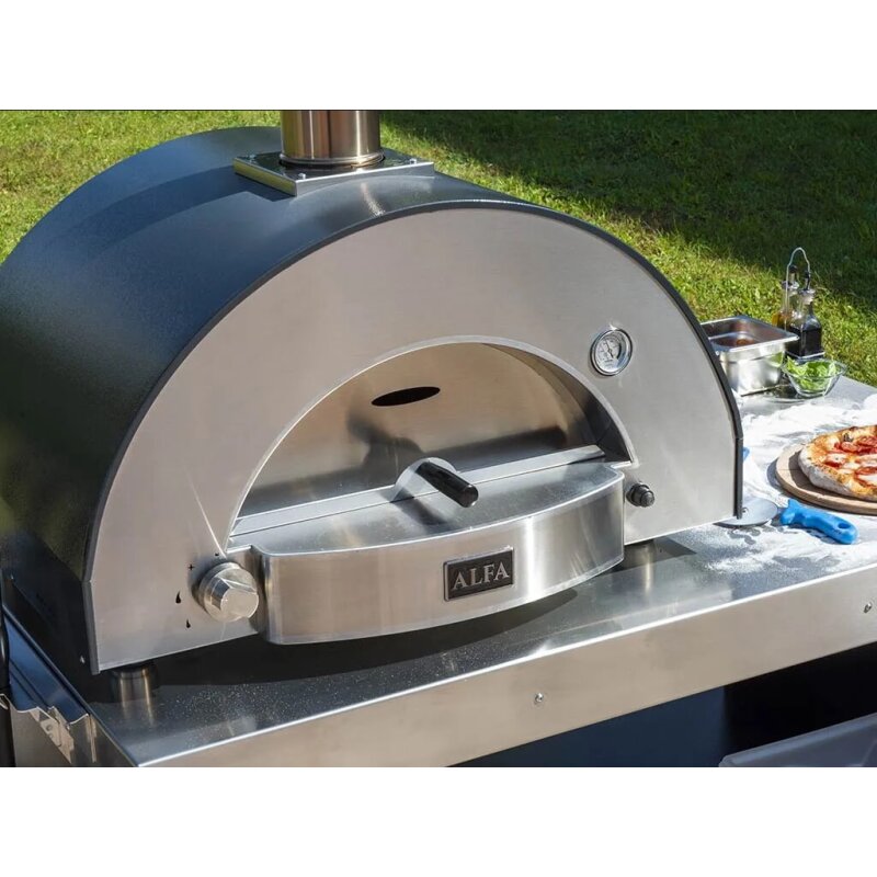 Hybrid Pizzaofen Alfa Forni Classico - 2 Pizze - Grau