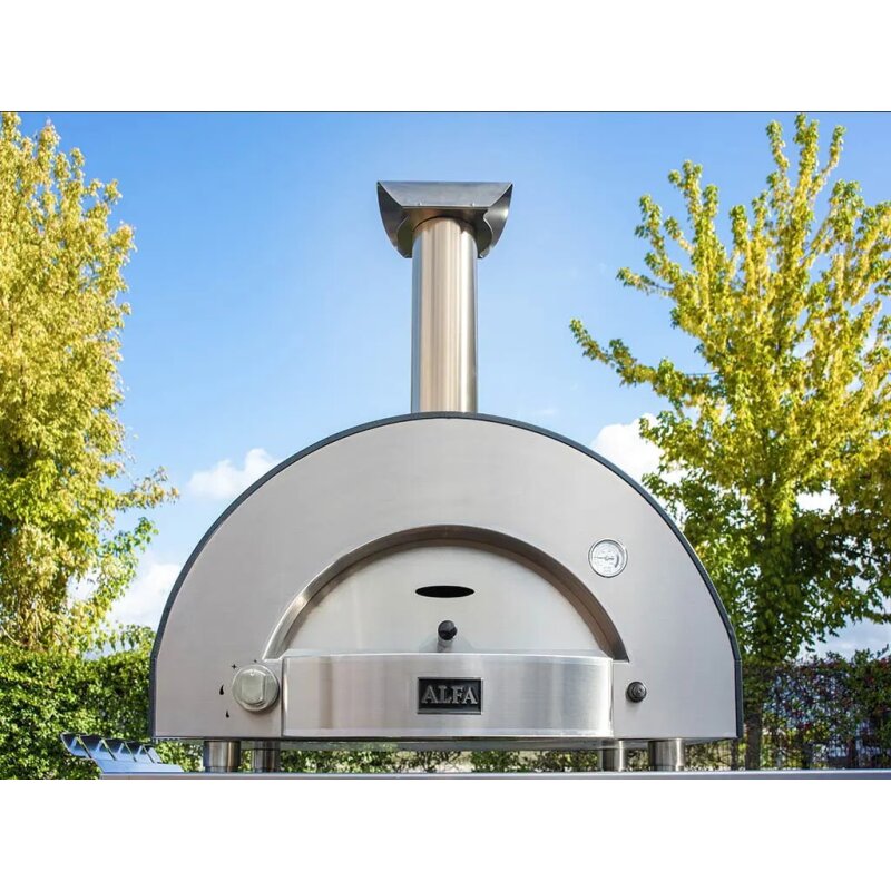 Hybrid Pizzaofen Alfa Forni Classico - 4 Pizze - Grau
