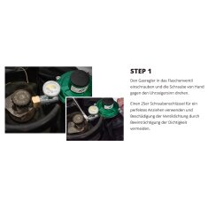 Alfa Forni - Quick Gasanschluss-Set 50 mBar 3kg/h...