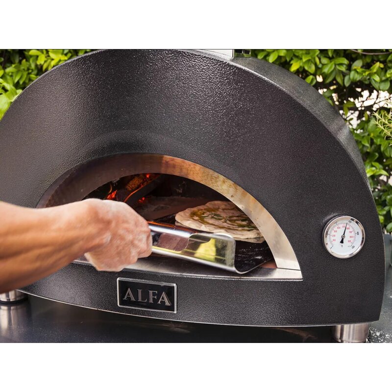 Holz Pizzaofen Alfa Forni Moderno - 1 Pizza - Grau