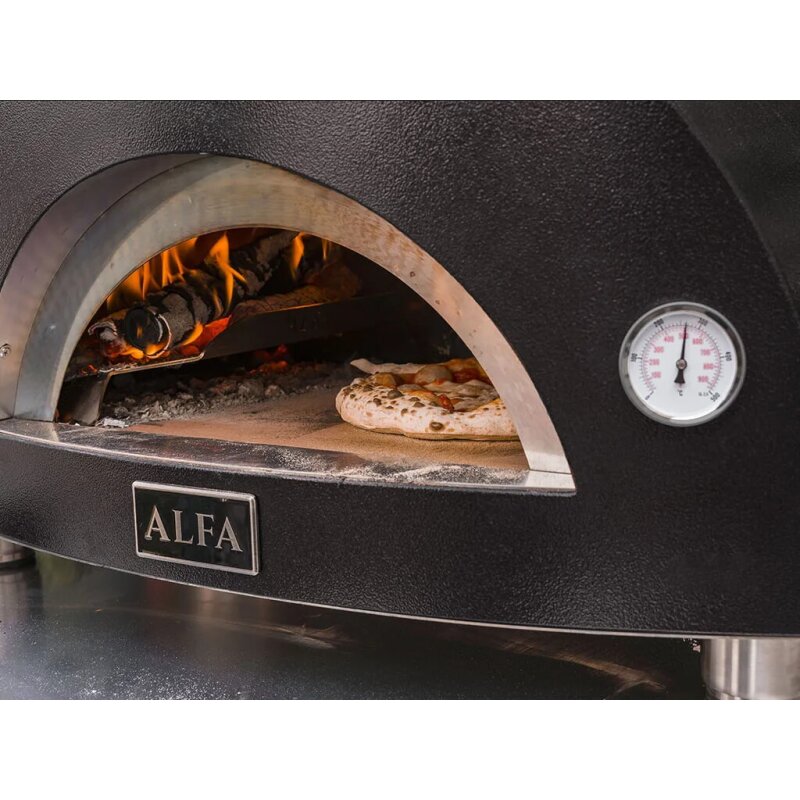 Holz Pizzaofen Alfa Forni Moderno - 1 Pizza - Grau