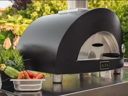 Holz Pizzaofen Alfa Forni Moderno - 1 Pizza - Grau