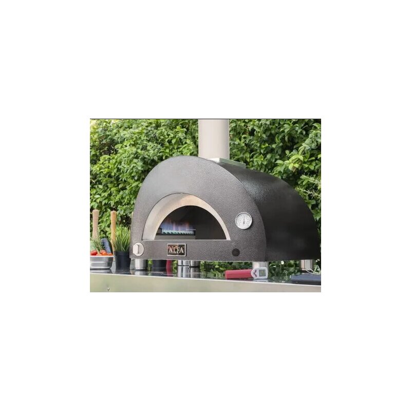 Gas/ Hybrid- Pizzaofen Alfa Forni Moderno - 1 Pizza - Grau