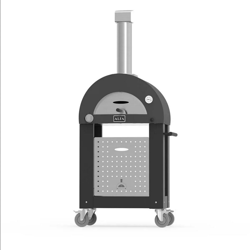 Gas/ Hybrid- Pizzaofen Alfa Forni Moderno - 1 Pizza - Grau