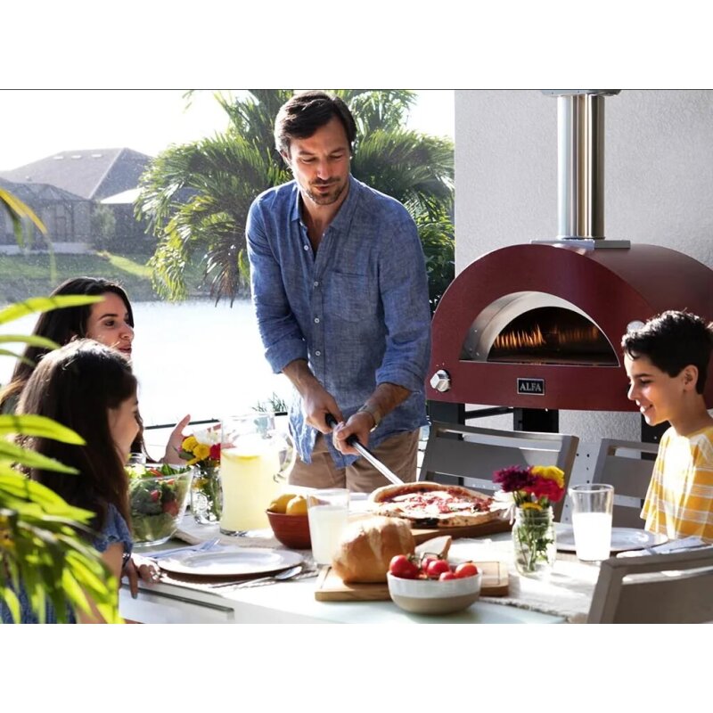 Gas/ Hybrid- Pizzaofen Alfa Forni Moderno - 3 Pizze