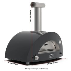 Holz Pizzaofen Alfa Forni Moderno - 2 Pizze